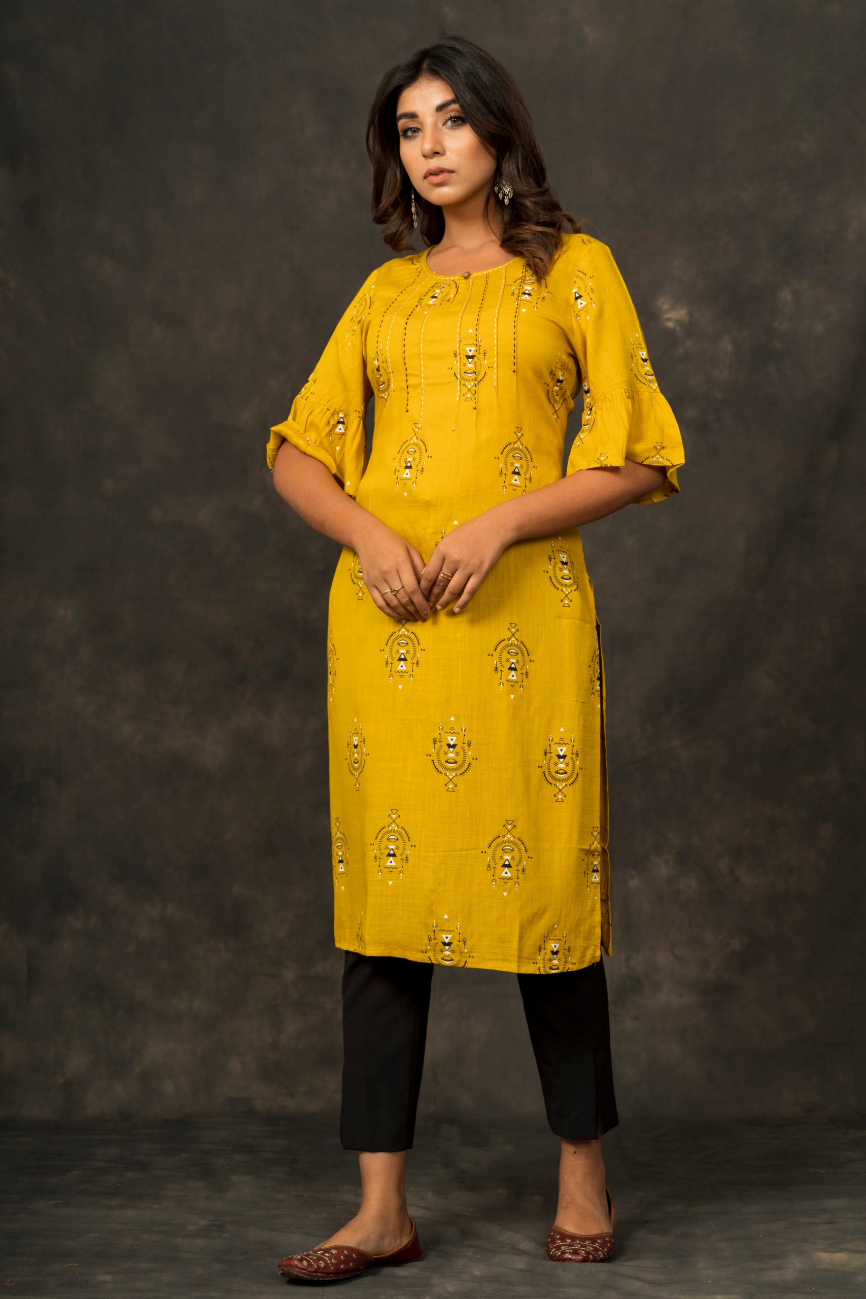 Straight Printed Kurta