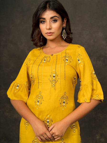 Straight Printed Kurta