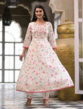 Designer Suit Set with Handbrush Dupatta Set