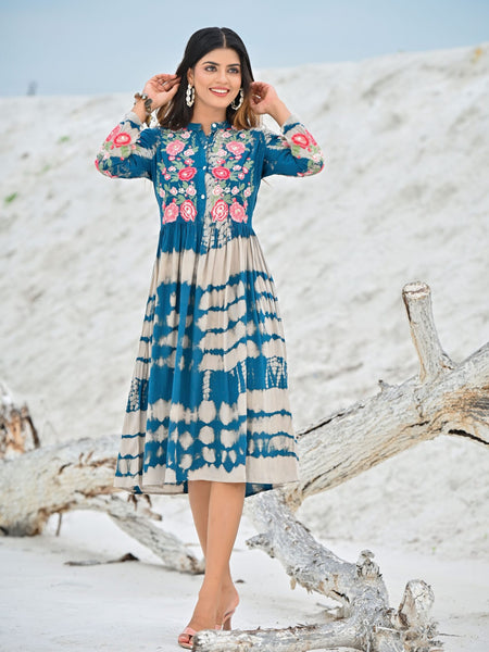 Ladies Fancy Midi Dress
