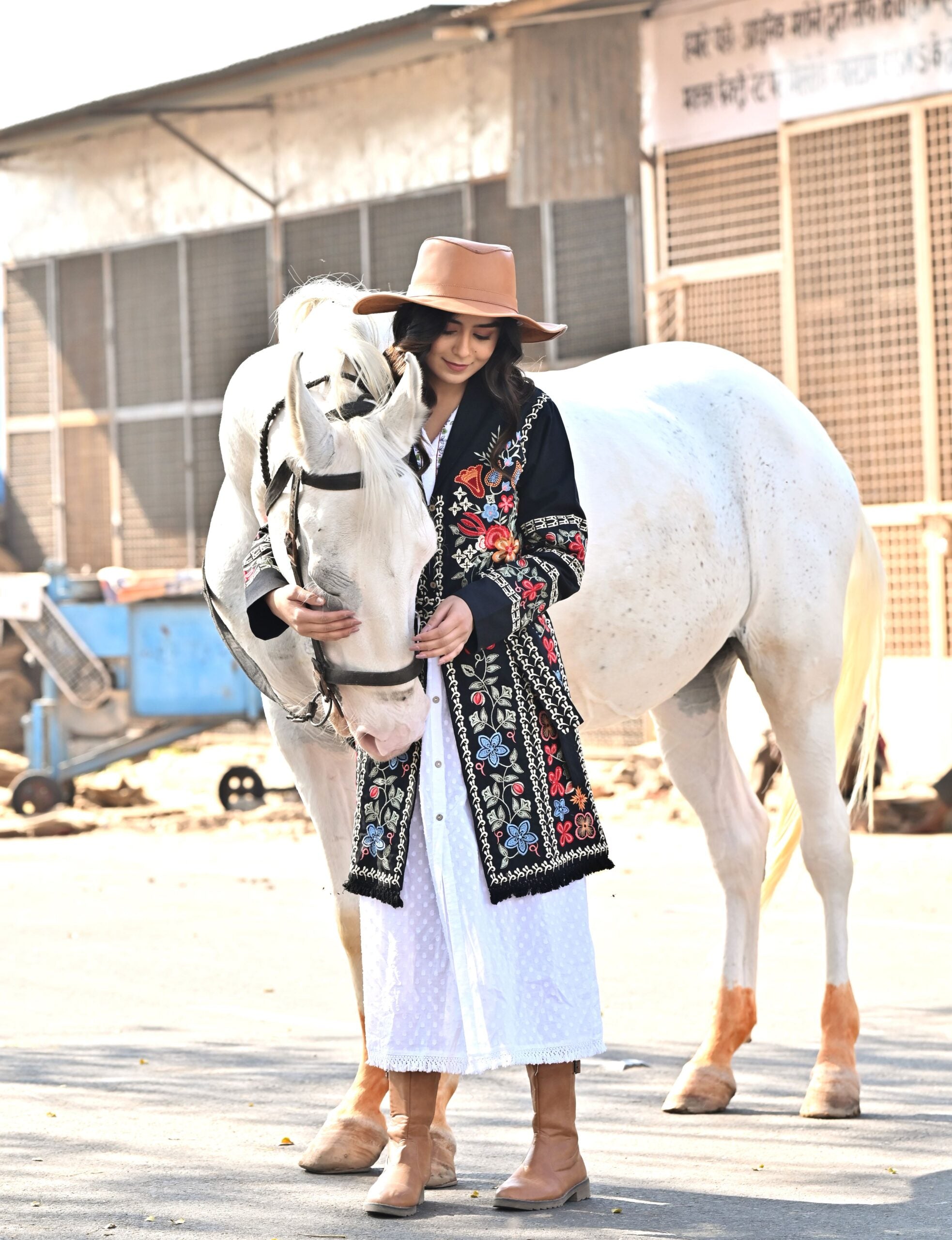 Embroidered Cotton Jacket