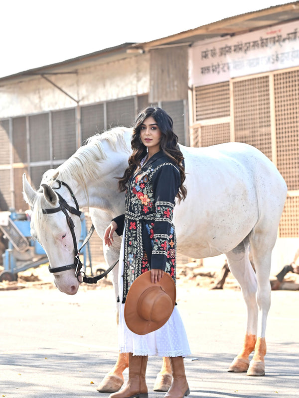 Embroidered Cotton Jacket