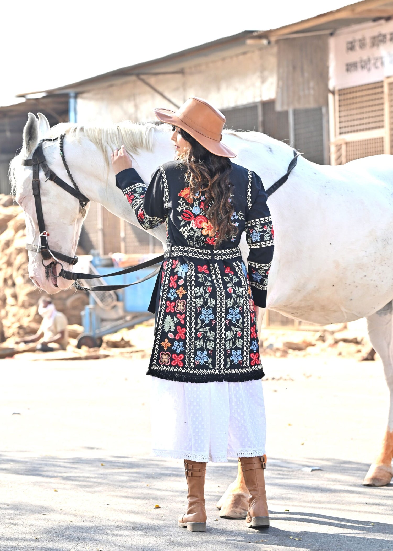 Embroidered Cotton Jacket