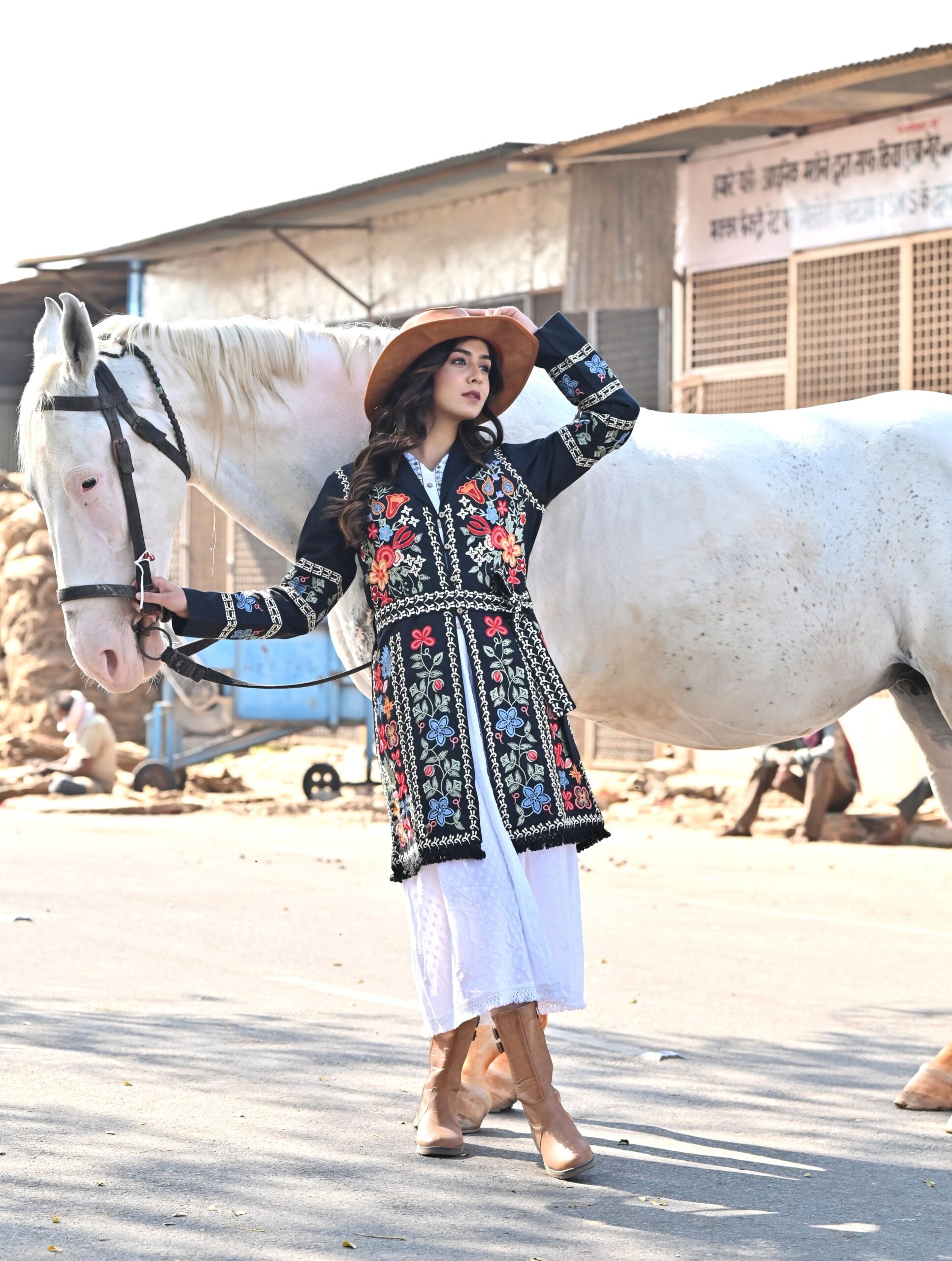 Embroidered Cotton Jacket