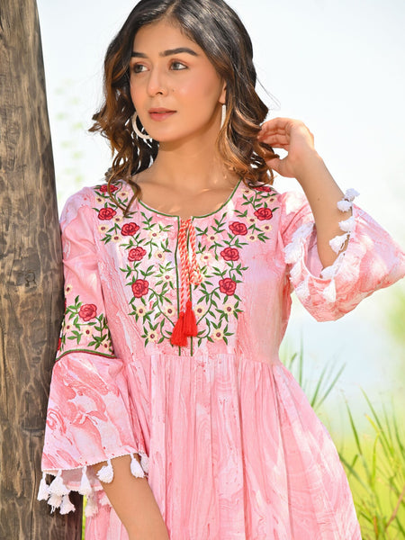 Pink Mini Dress for girls