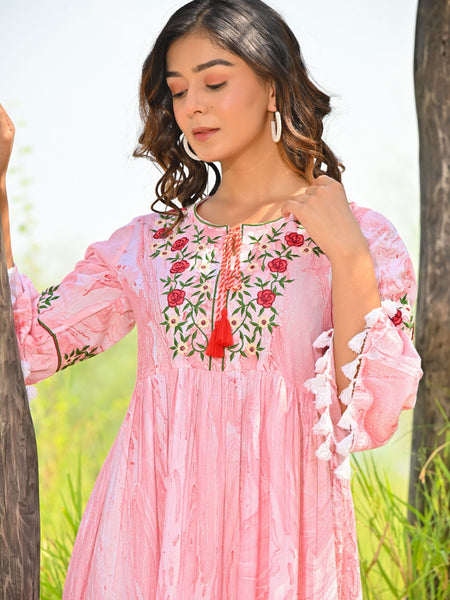 Pink Mini Dress for girls