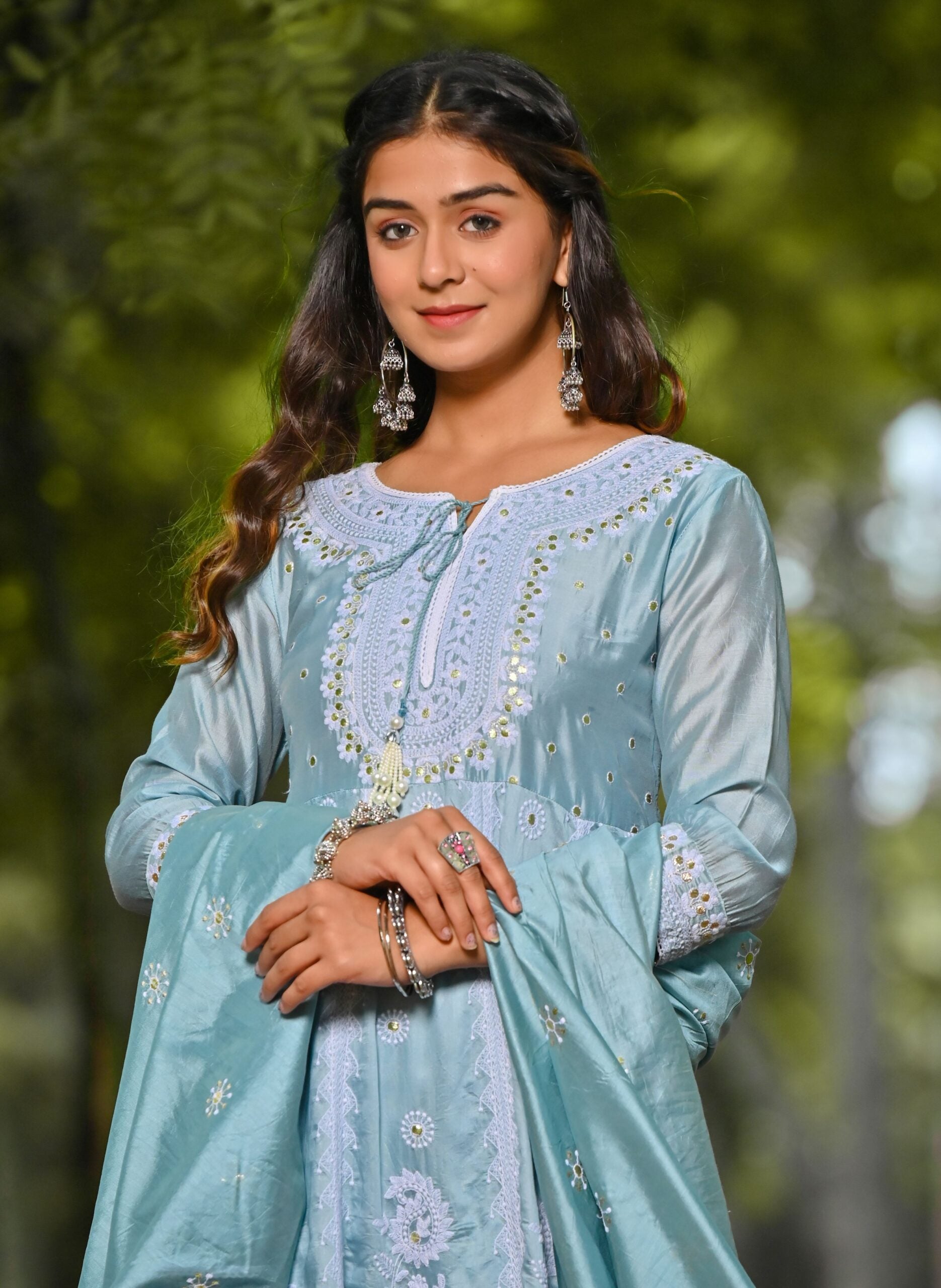 anarkali suit set