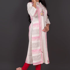 Pure Cotton Embroidered Kurta Set