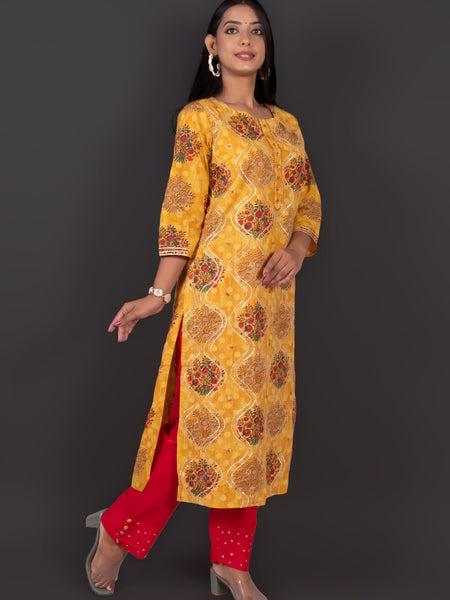 Cotton Kurta Set