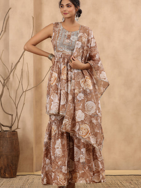 Cotton Sharara Set For Women
