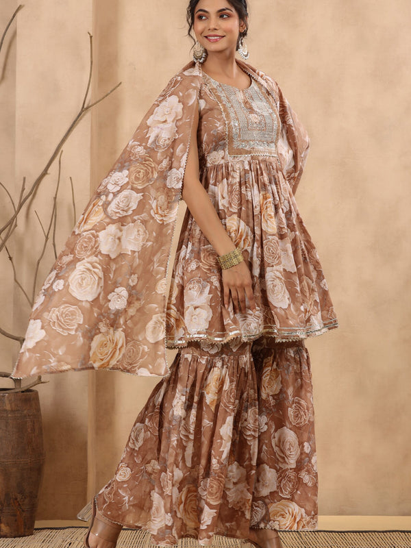 Cotton Sharara Set For Women